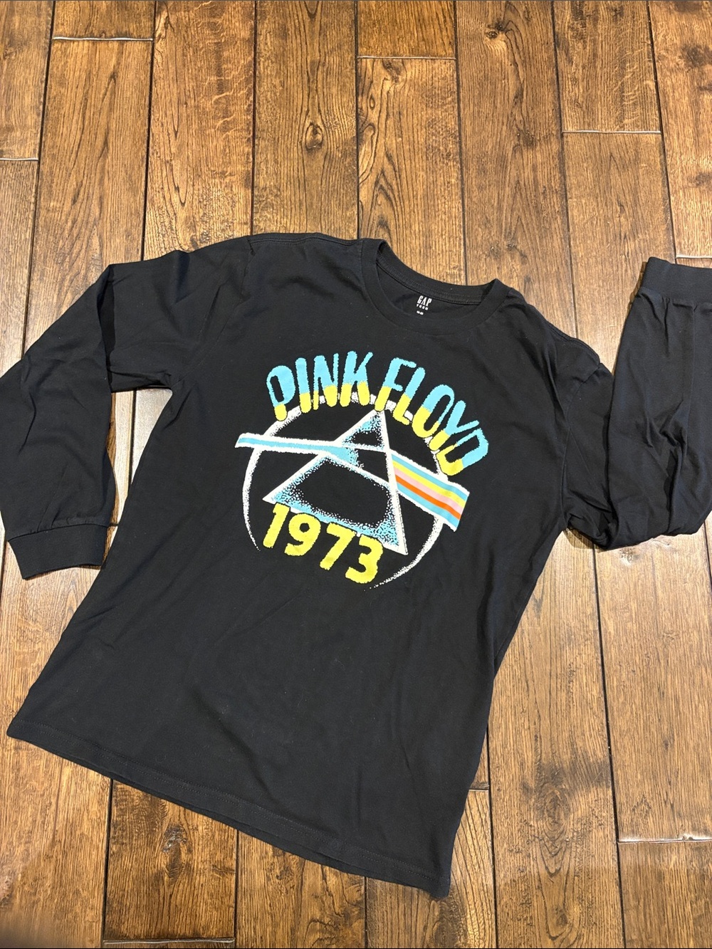 Kids’/Teen Pink Floyd 1973 Black Graphic Long Sleeve Tee